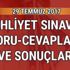 Ehliyet sınav soruları ve cevapları yayınlandı mı? 2017 Ehliyet sınav sonuçları ne zaman açıklanacak?