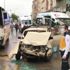 Manisa'da işçi servisi otomobille çarpıştı: 5 yaralı