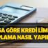 Maaşa göre kredi limiti hesaplama nasıl yapılır? 2000 TL maaş alan birine ne kadar kredi çıkar?