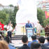 Manas Heykeli açıldı