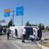 Hasta taşıyan ambulans kaza yaptı: 5 yaralı Hasta taşıyan ambulans kaza yaptı: 5 yaralı