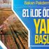 Mazot ve gübre desteği ödemeleri yarın