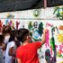Çocuklardan İzmit in duvarlarına renkli dokunuşlar Çocuklardan İzmit in duvarlarına renkli dokunuşlar
