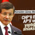 Başbakan Davutoğlu: Güneş Motel olayı CHP ürünüdür