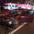 Otomobil taksiye çarptı: 2 yaralı