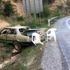 Şarampole devrilen otomobildeki 5 i çocuk 7 kişi yaralandı Şarampole devrilen otomobildeki 5 i çocuk 7 kişi yaralandı