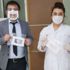 İşitme engellilere özel maske üretildi İşitme engellilere özel maske üretildi