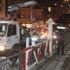 Karaköy'de araç tramvay durağına girdi! Karaköy'de araç tramvay durağına girdi!