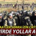 Kahramanmaraş'ta saatler sonra izin geldi, yollar açıldı Kahramanmaraş'ta saatler sonra izin geldi, yollar açıldı