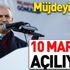 Binali Yıldırım müjdeyi verdi! 10 Mart'ta açılıyor Binali Yıldırım müjdeyi verdi! 10 Mart'ta açılıyor