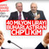 CHP'nin buharlaştırdığı 40 milyon lira nerede CHP'nin buharlaştırdığı 40 milyon lira nerede