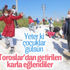 Mersinli çocuklar için Torosların zirvesinden kar getirildi