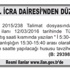 BAKIRKÖY 18. İCRA DAİRESİ’NDEN DÜZELTME İLANI