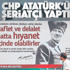 CHP'li Karşıyaka Belediyesi Atatürk'ü şeriatçı yaptı
