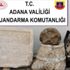 Jandarma ekiplerince yapılan baskında Roma dönemine ait tarihi eserler yakalandı