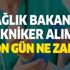 Sağlık Bakanlığı 606 sağlık teknikeri alımı son gün ne zaman? Başvuru nereden yapılır?