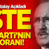Atalay AK Parti'nin Oy Oranını Açıkladı!