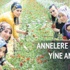 Annelere çiçekler annelerin elinden