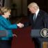 Trump'ın esprisi Merkel'i şaşırttı! Trump'ın esprisi Merkel'i şaşırttı!