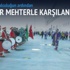 Anzak torunlarına mehterli karşılama