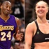 Kobe, eski UFC şampiyonu Ronda Rousey'yi teselli etti