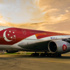 Singapur Airlines 50. yıl için, iki uçağını özel giydirdi