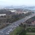 15 Temmuz Şehitler Köprüsü'nde yarı yıl tatilinin ardından okulun ilk günü oluşan trafik havadan görüntülendi