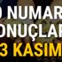 On Numara sonuçları açıklandı mı? | (13 Kasım MPİ On Numara sorgulama)