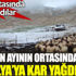 ﻿Haziran ayının ortasında Antalya'ya kar yağdı