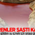 Kırmızı gölden su içmek için sıraya giriyorlar