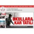 Balıkesir'de 6 İlçede Okullara Kar Tatili Balıkesir'de 6 İlçede Okullara Kar Tatili