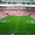 Telekom Arena'yı su bastı