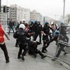 Taksim bir anda karıştı