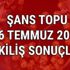 Şans Topu sonuçları 26 Temmuz 2017 çekilişi Şans Topu bilet sorgulama mpi.gov.tr Şans Topu sonuçları 26 Temmuz 2017 çekilişi Şans Topu bilet sorgulama mpi.gov.tr