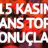 Şans Topu sonuçları: 15 Kasım MPİ Şans Topu çekiliş sonucu (Milli Piyango İdaresi)