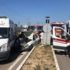 Ambulans ile otomobil çarpıştı, hava ambulansı yola indi Ambulans ile otomobil çarpıştı, hava ambulansı yola indi
