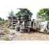 Devrilen Beton Mikserinin Şoförü Yaralandı Devrilen Beton Mikserinin Şoförü Yaralandı