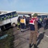 Servisler çarpıştı, çok sayıda yaralı var Servisler çarpıştı, çok sayıda yaralı var