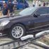 Lüks cip park halindeki araca çarptı: 1 yaralı Lüks cip park halindeki araca çarptı: 1 yaralı