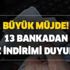 Büyük müjde! 13 bankadan faiz indirimi duyurusu (garanti-teb-ıng-yapı kredi-iş bankası-akbank-qnb-ziraat-halk-vakıf)
