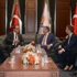 Partilerden bol polemikli bayramlaşma