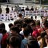 Srebrenitsa meydanında Arakan protestosu