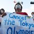 Tokyo'da olimpiyat protestosu