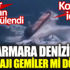 Marmara Denizi'ne müsilajı gemiler mi döktü. O anlar havadan görüntülendi Marmara Denizi'ne müsilajı gemiler mi döktü. O anlar havadan görüntülendi