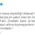 Bahçeli önündeki kağıdı okumaktan aciz mi?