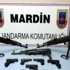 Derik'te polisi şehit eden PKK'lıların silahları ele geçti