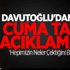 Davutoğlu Açıkladı! Cuma Tatil Mi?