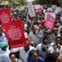 Kenya'da doktorlardan korona virüs protestosu Kenya'da doktorlardan korona virüs protestosu