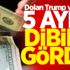 Doları Trump vurdu! 5 ayın dibini gördü Doları Trump vurdu! 5 ayın dibini gördü