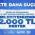 Ordu'da esnafa 2 bin lira pandemi desteği Ordu'da esnafa 2 bin lira pandemi desteği